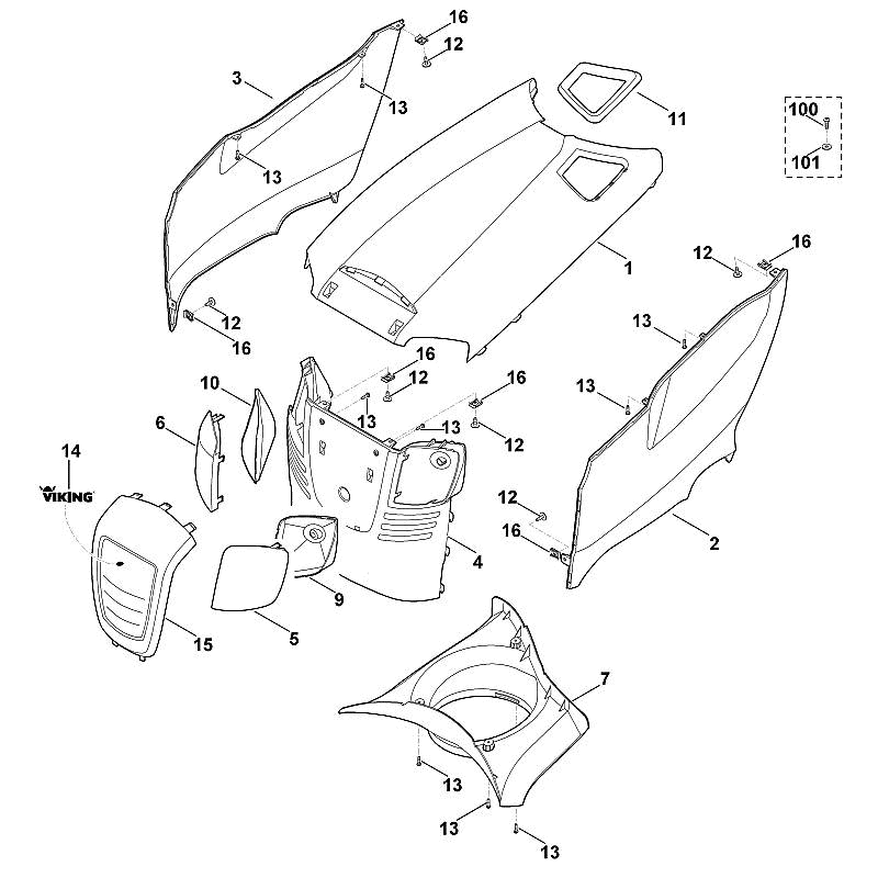 E - Engine Hood