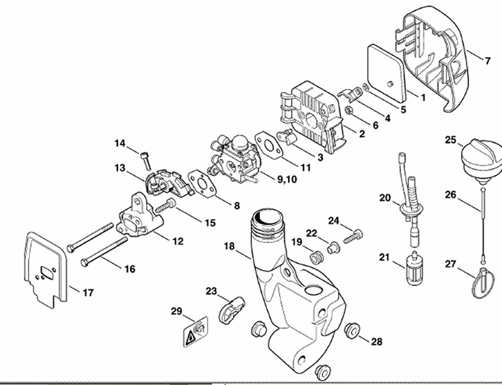 AIR FILTER-FUEL TANK