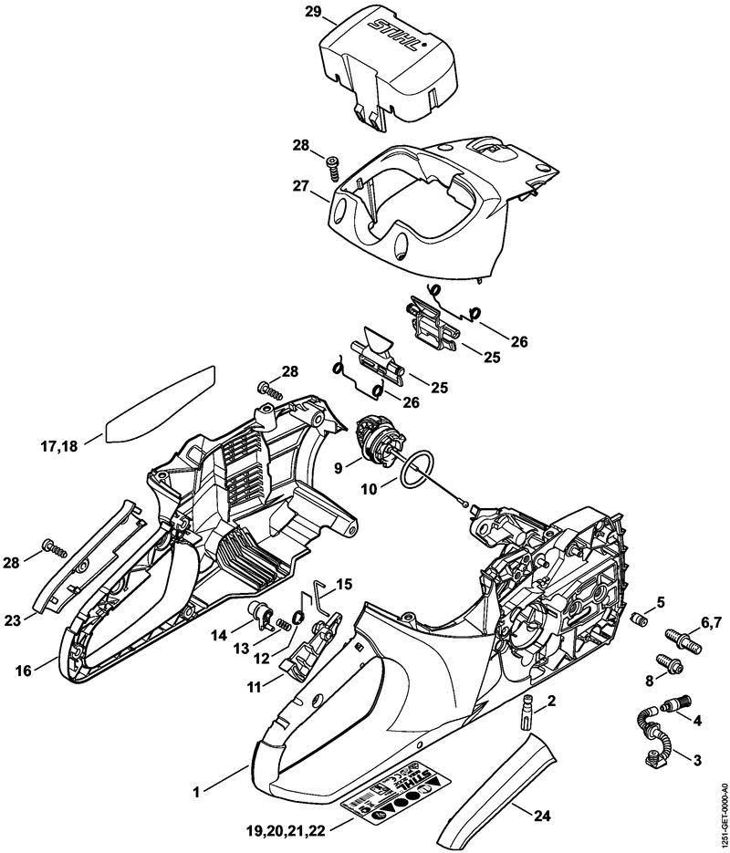 A HANDLE HOUSING 