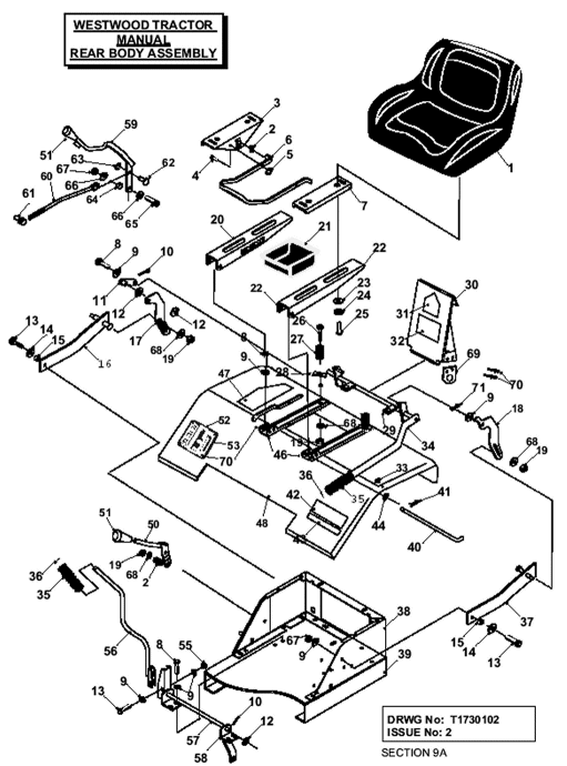 Manual Rear Body Assembly