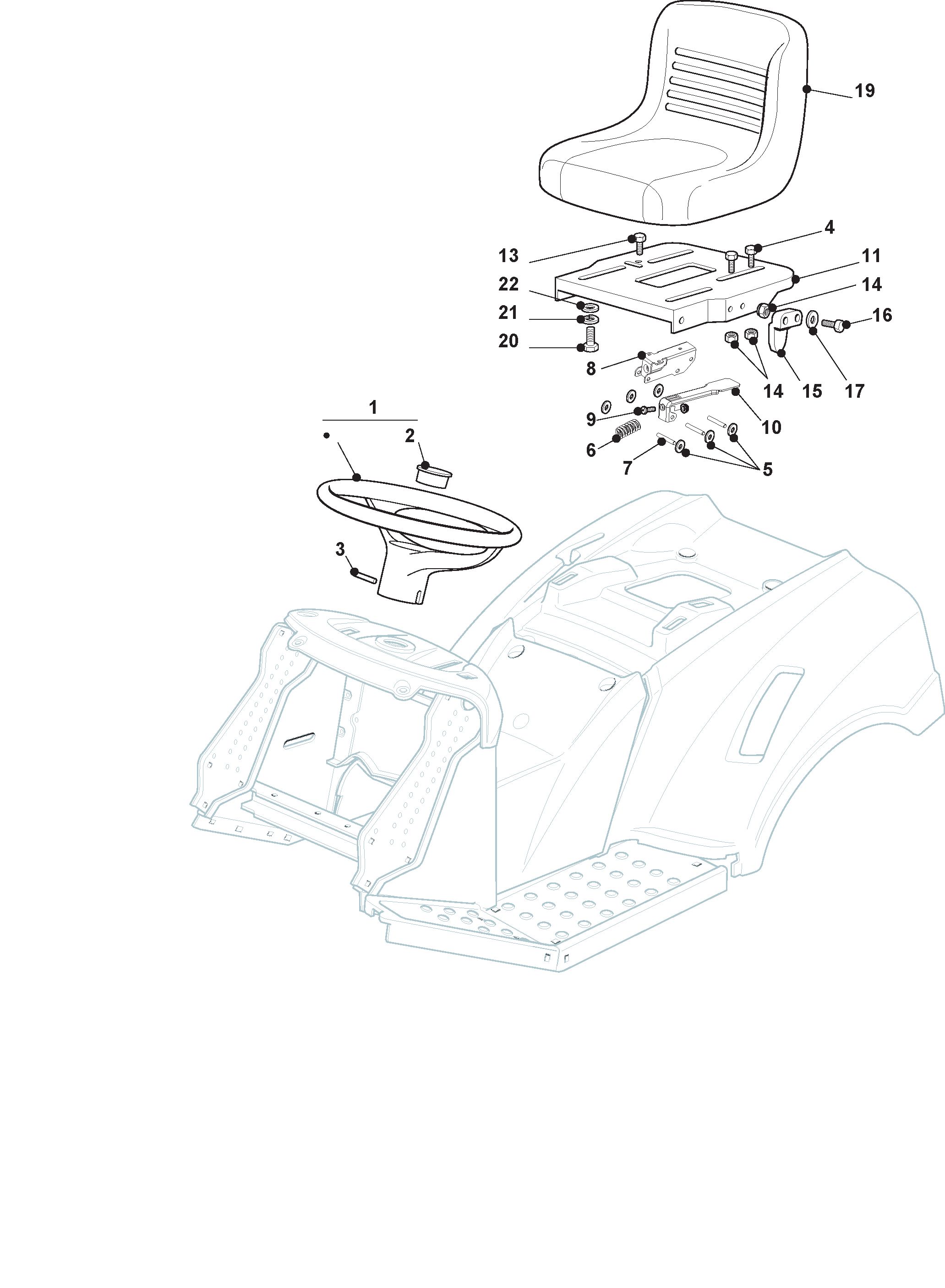 Seat & Steering Wheel