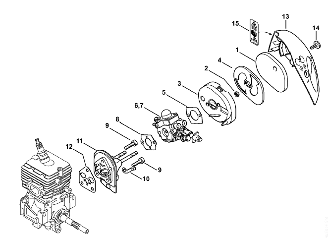 Air filter, Spacer flange