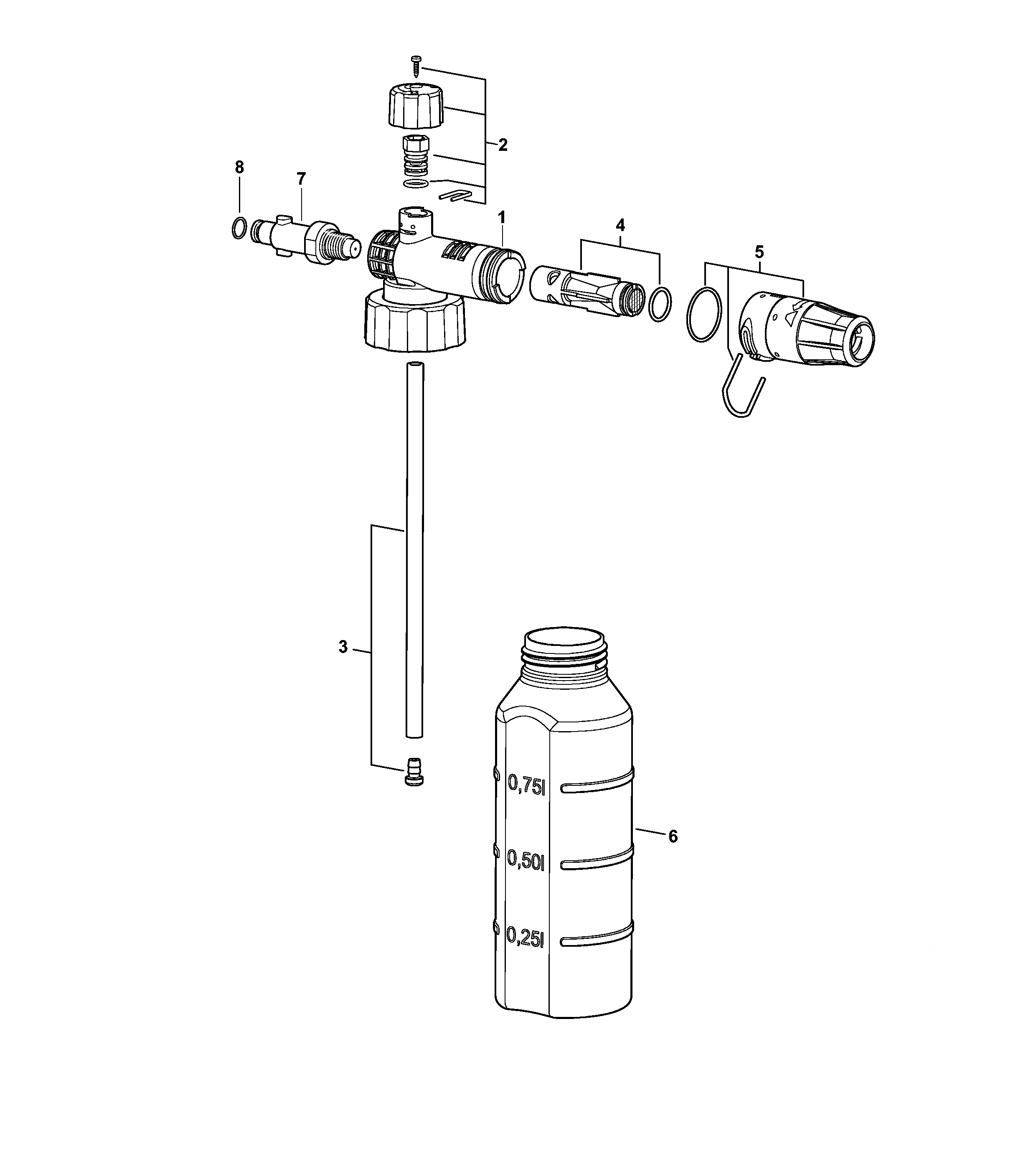 Foam nozzle # 06/2019