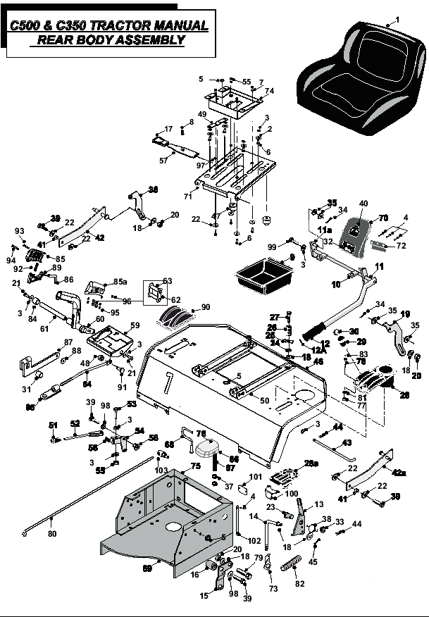 Manual Rear Body Assembly