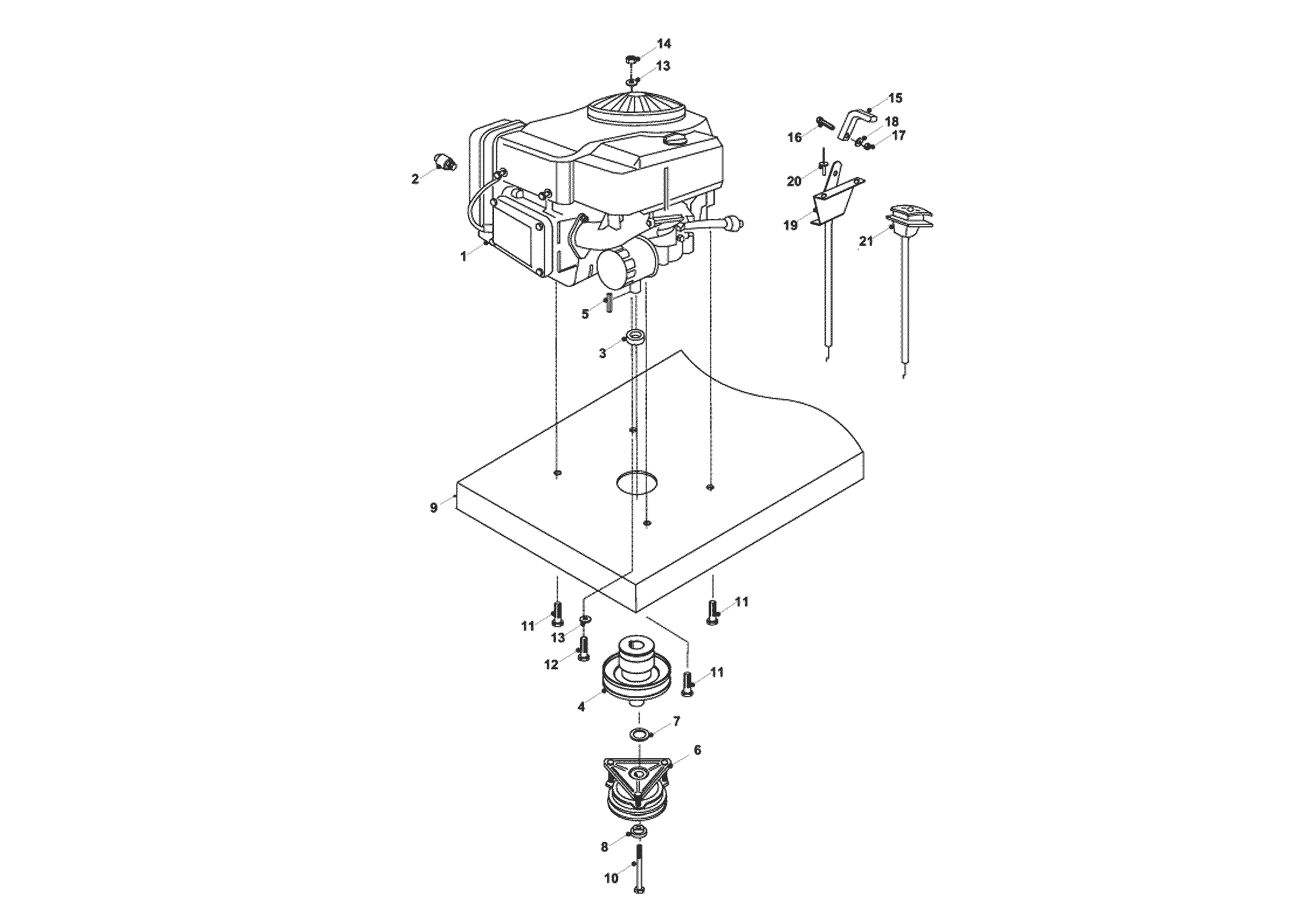 TWIN CYLINDER ENGINE (B&S) ASSEMBLY