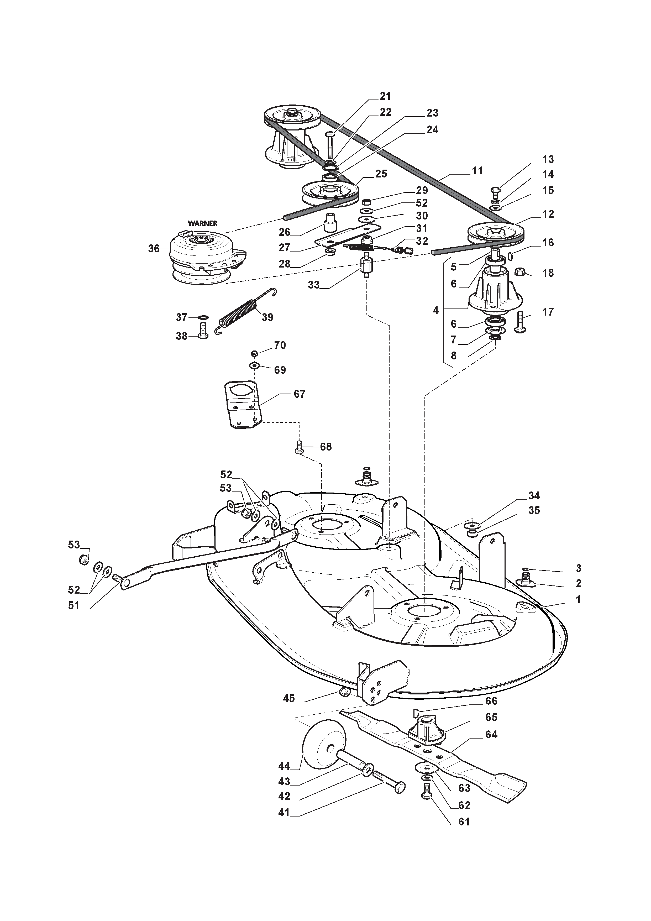 Cutting Plate with Electromagnetic Clutch