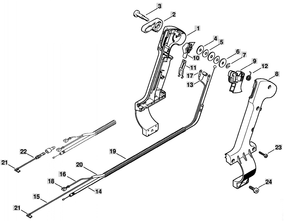 Control handle BR420C