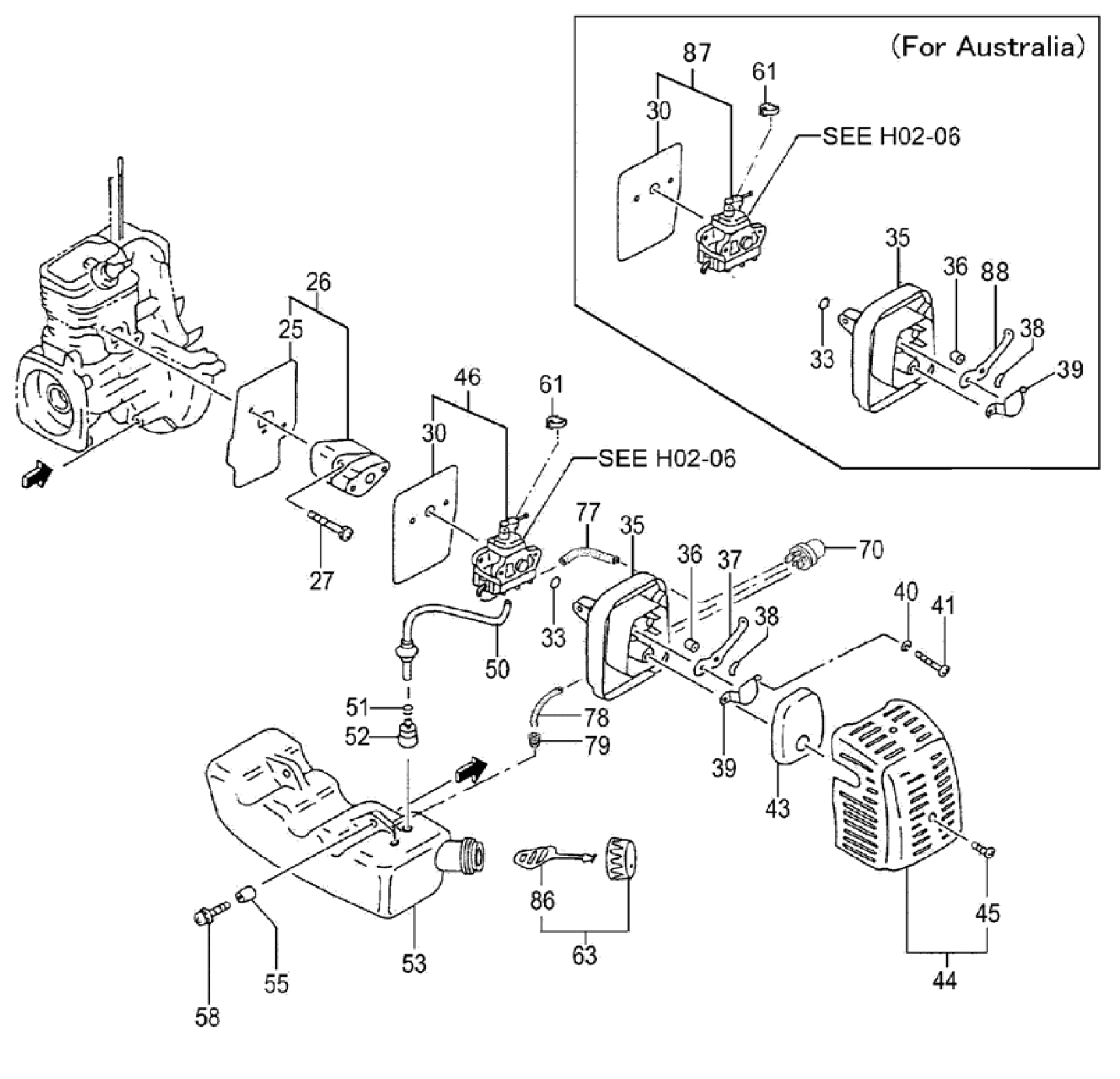 ENGINE-1(SERIAL NO.B026001-)