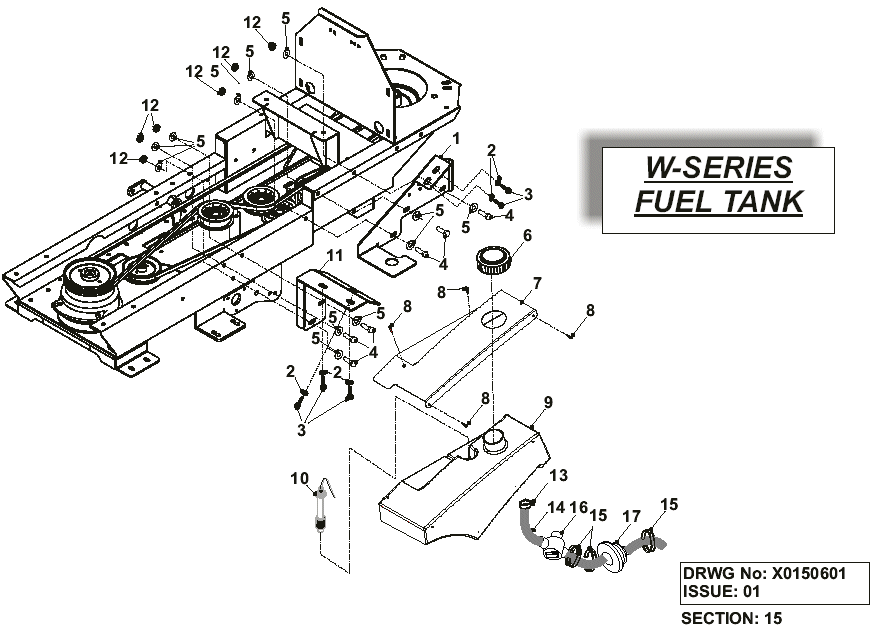 W Series Fuel Tank