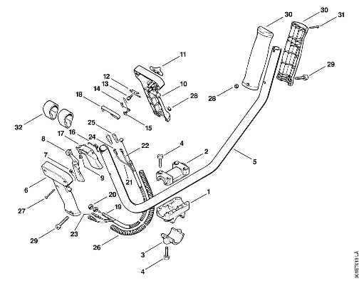 J-Two-handed handlebar FS 106