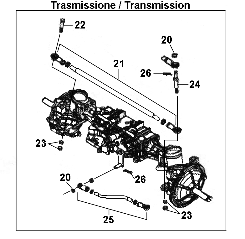 Front axle transmission