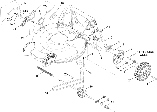 Rear Axle and Transmission Assembly
