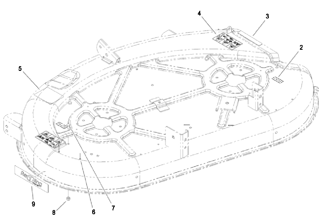 42 Inch Deck Assembly No.115-2605