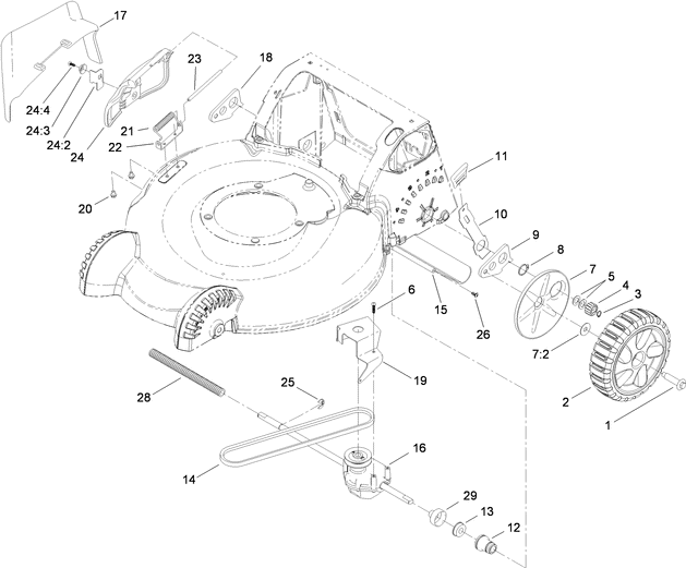 Rear Axle & Transmission Assembly