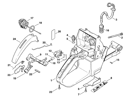 Tank housing