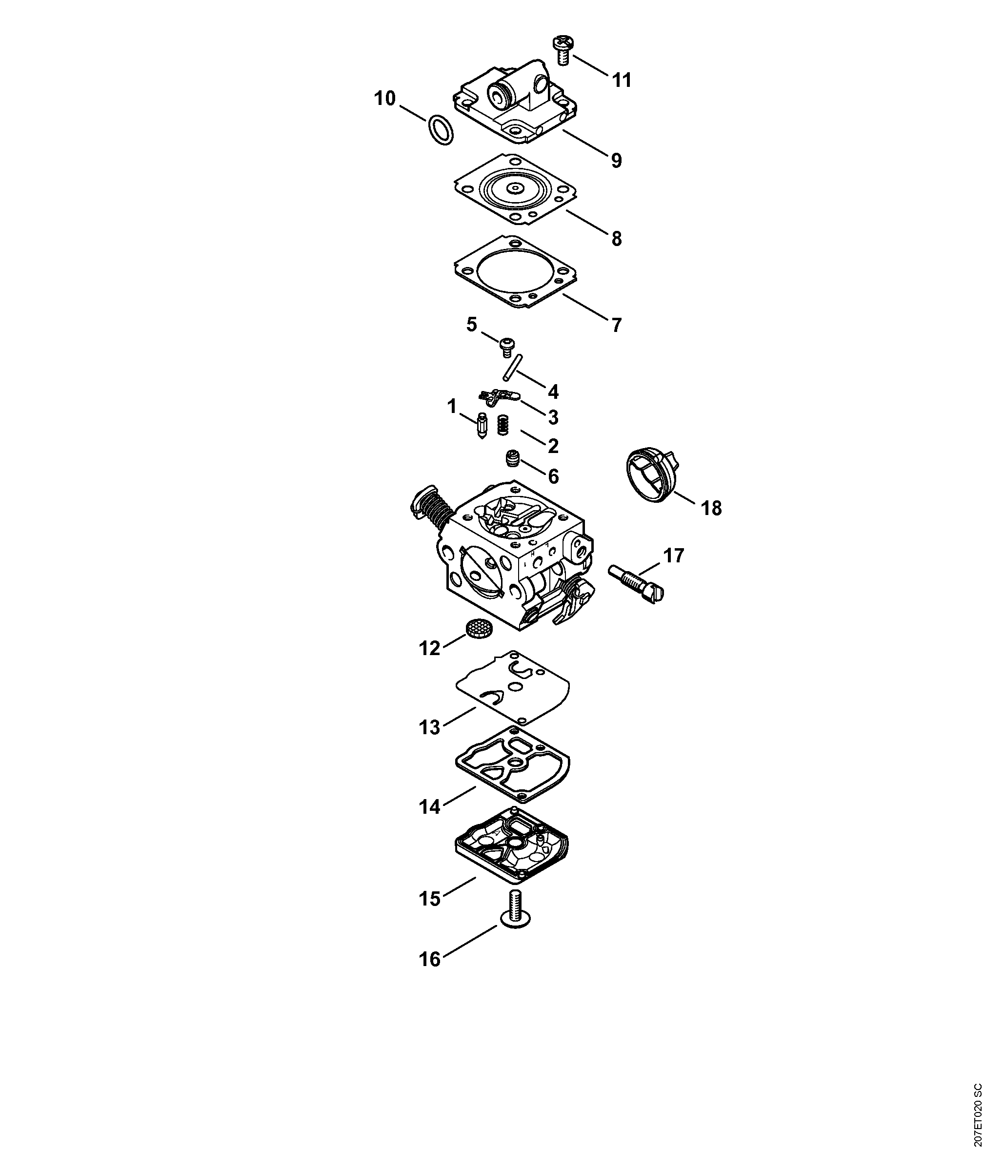 Carburetor C1Q-S286B 2-MIX