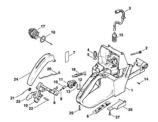 Tank housing