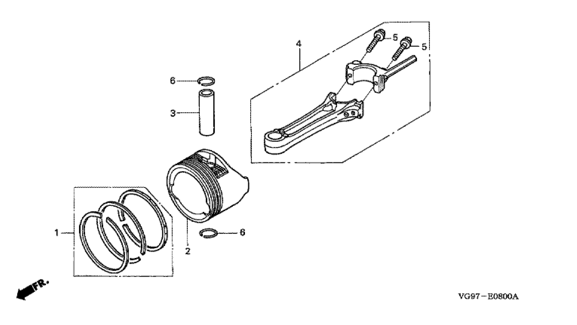 PISTON & CONNECTING ROD
