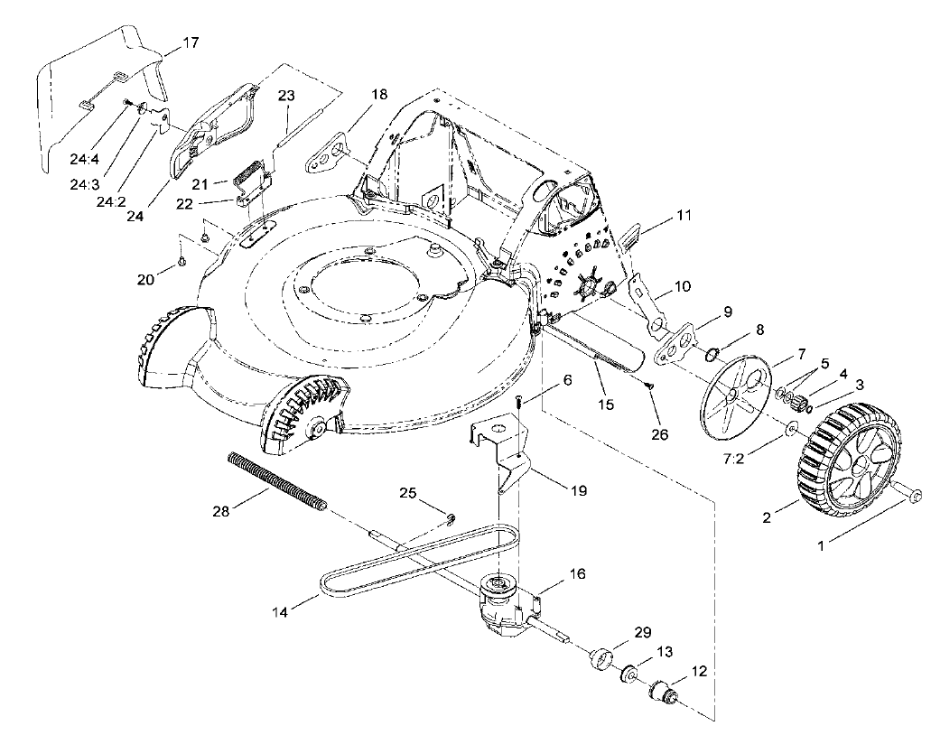 Rear Axle & Transmission Assembly