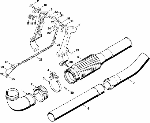 F-Pleated hose