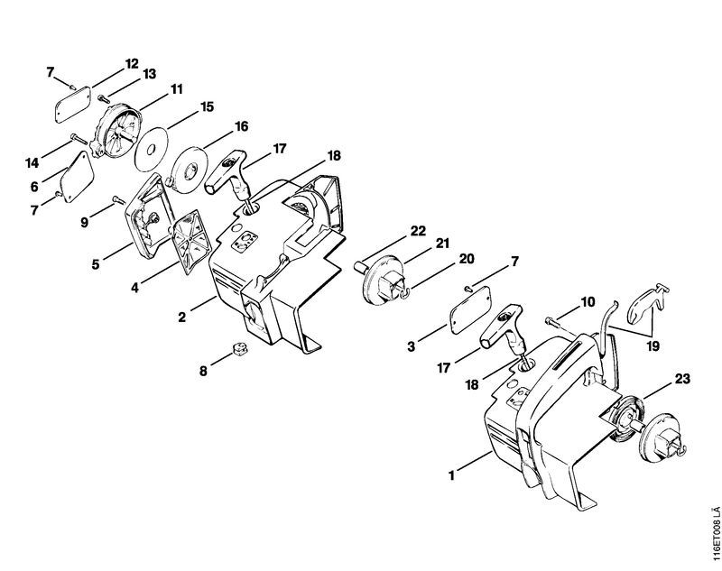 Recoil Housing