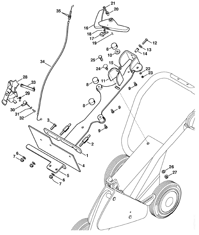 Support Throttle Control TS 700 & TS 800