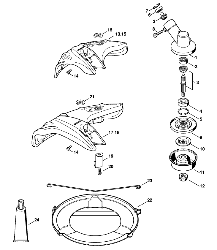 Gear head, Deflector