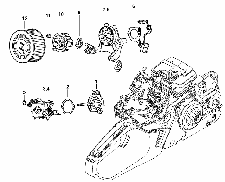 Carburetor bracket