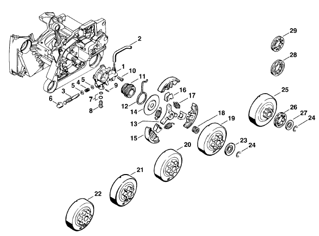 Oil pump - Clutch