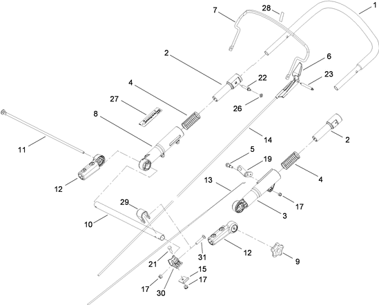 Upper Handle Assembly