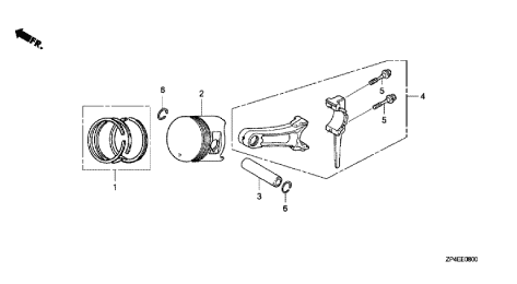 PISTON & CONNECTING ROD