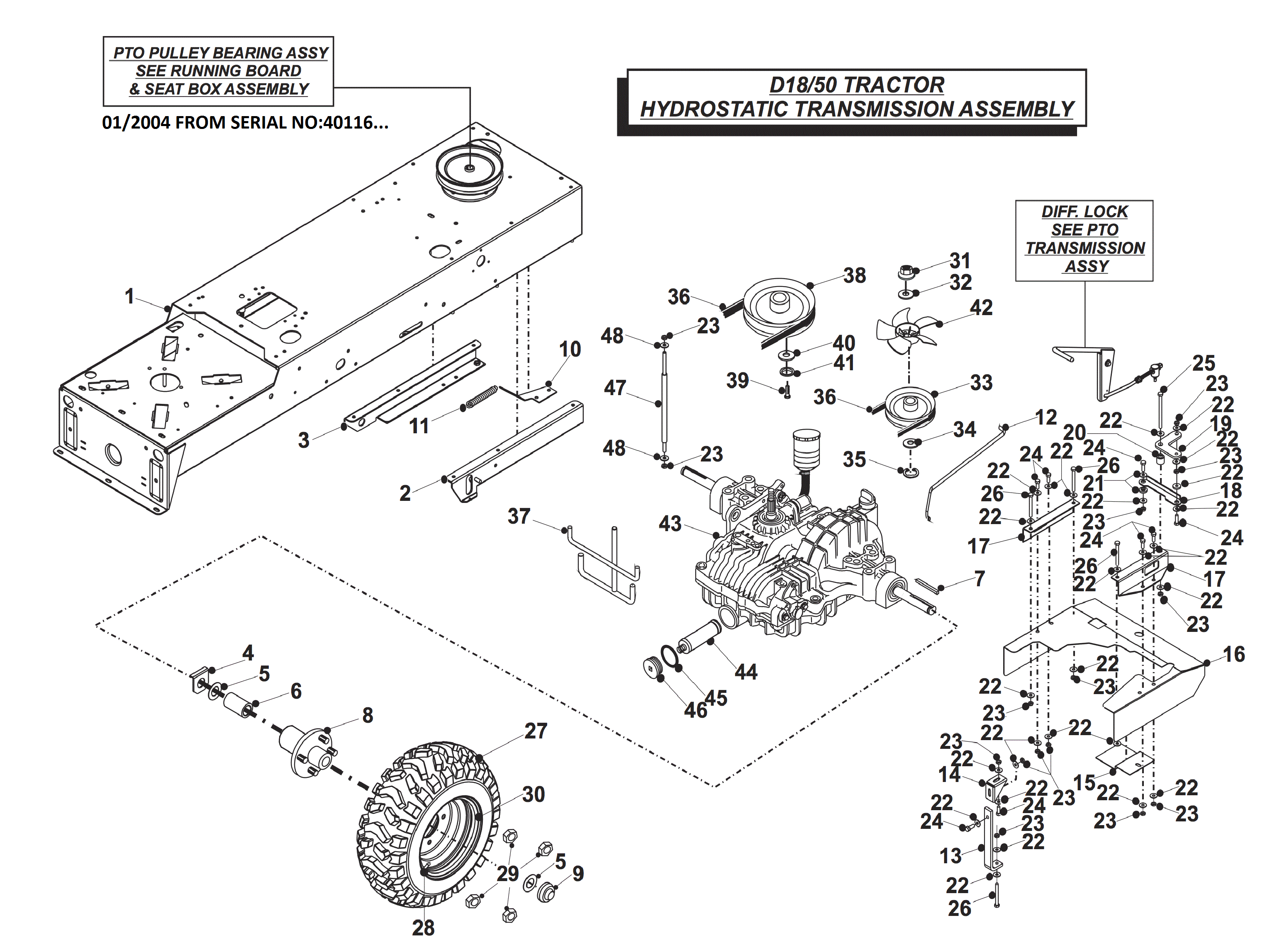 HYDROSTATIC TRANSMISSION ASSY