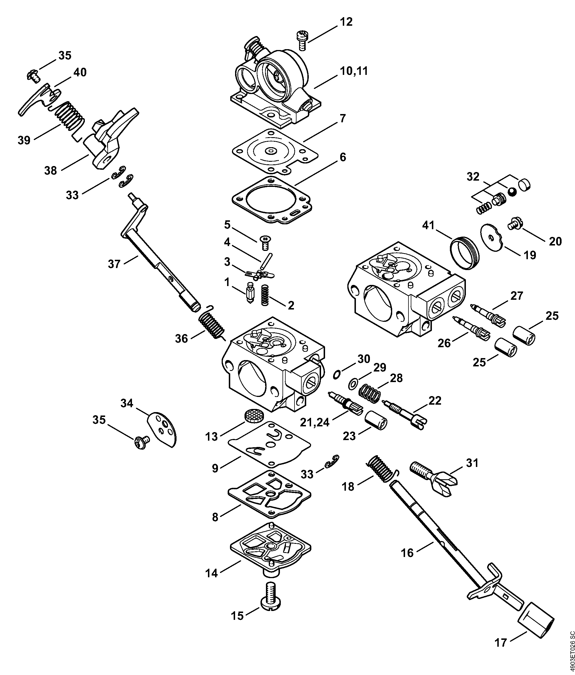 Carburetor WTE-9A