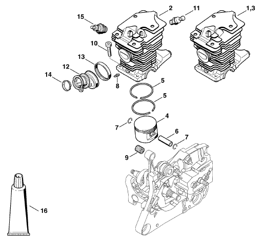 Cylinder MS 270CQS