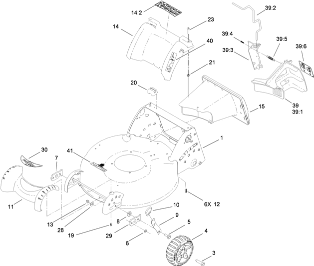 Housing Rear Cover & Front Axle Assembly