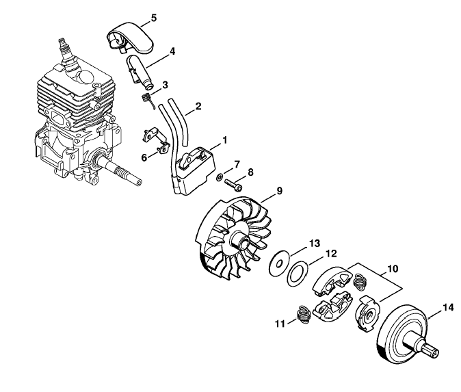 Ignition system, Clutch