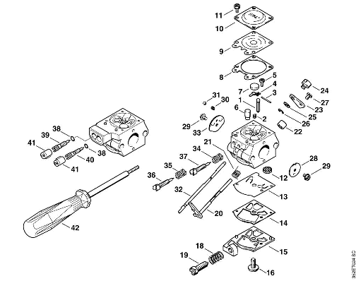 E-Carburetor BR 320 L WT-230A