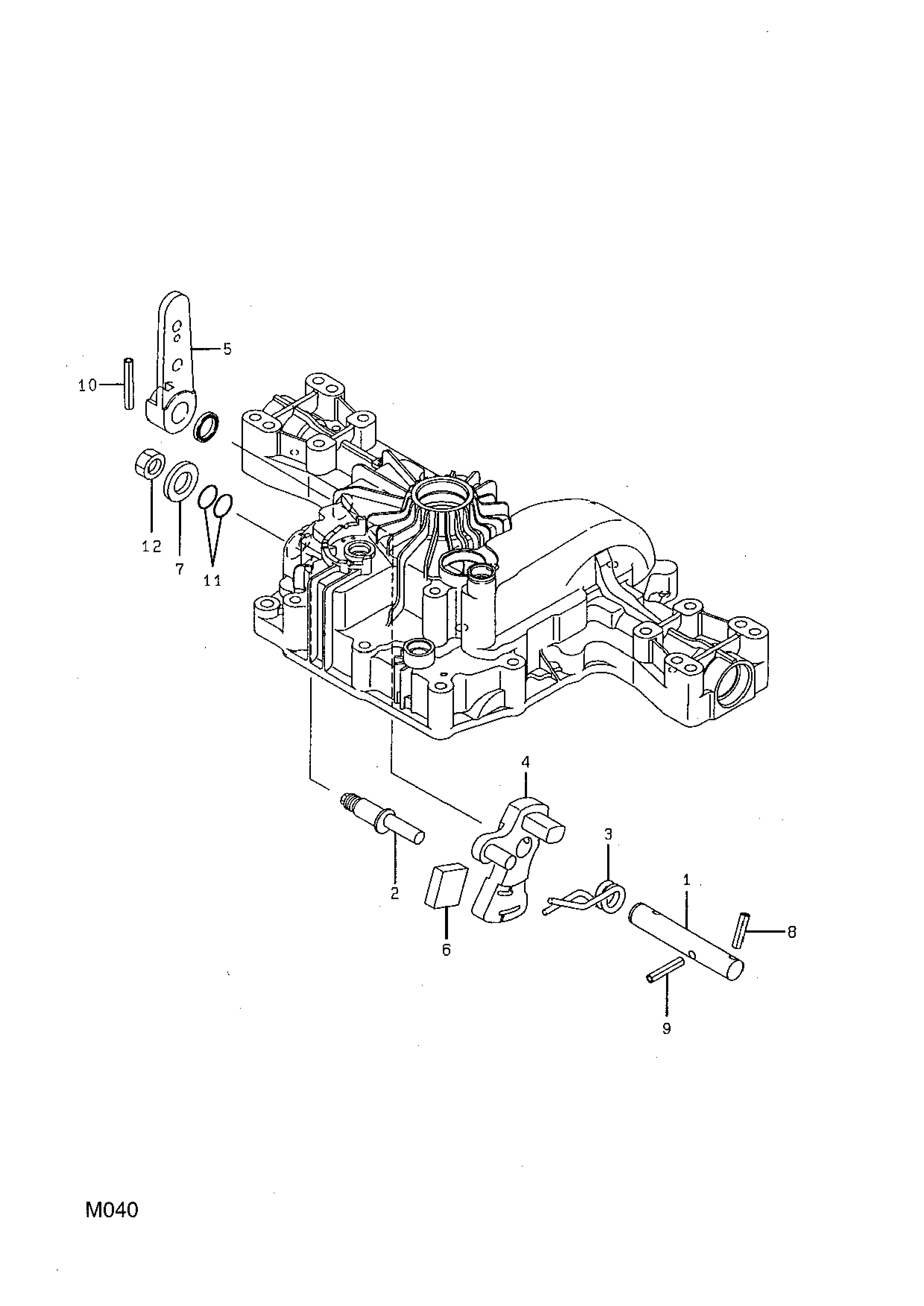 Kanzaki Transaxle K46 Control Shaft