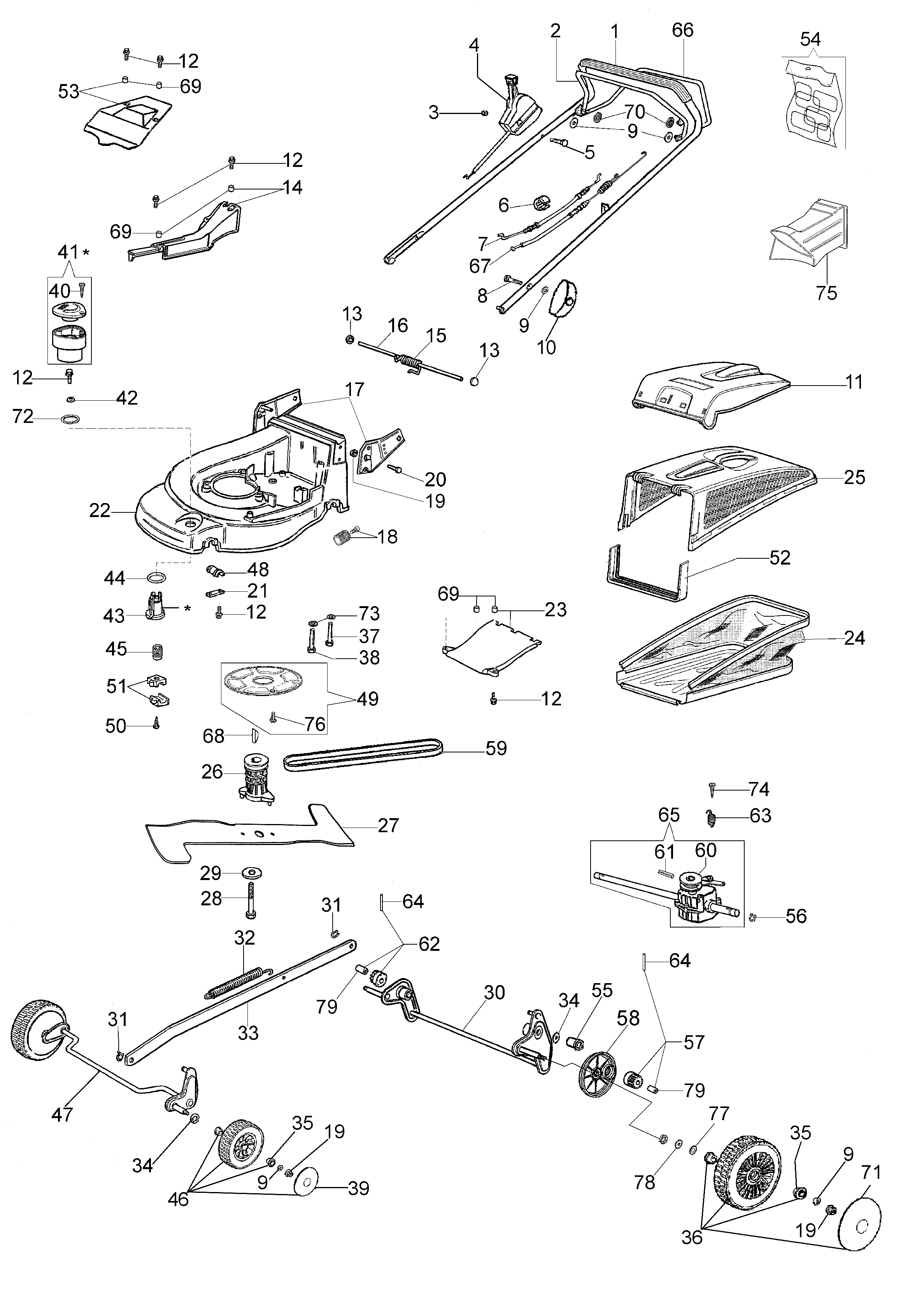 Illustrated parts list (Restyling 2011)