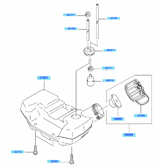Fuel Tank & Fuel Valve