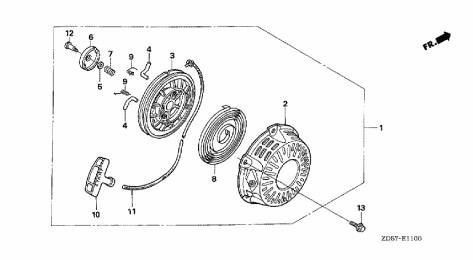 E-11 RECOIL STARTER