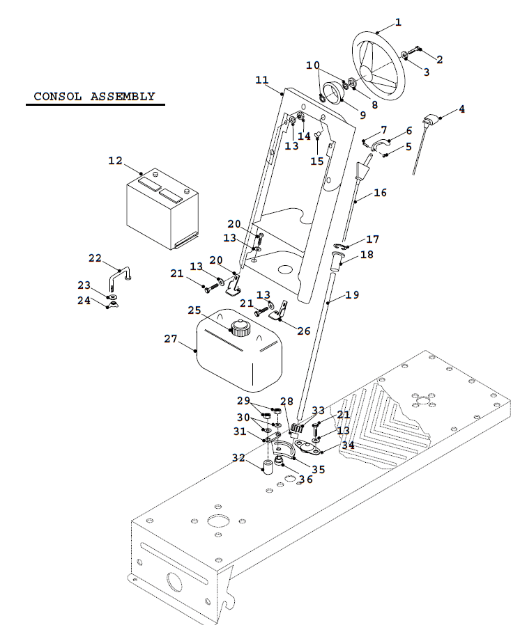 K14 Consol Assembly