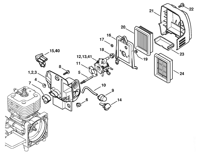 Carburetor housing