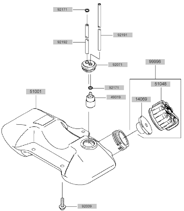 Fuel Tank - Fuel Valve