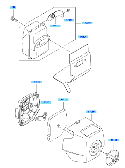 Air Filter & Muffler