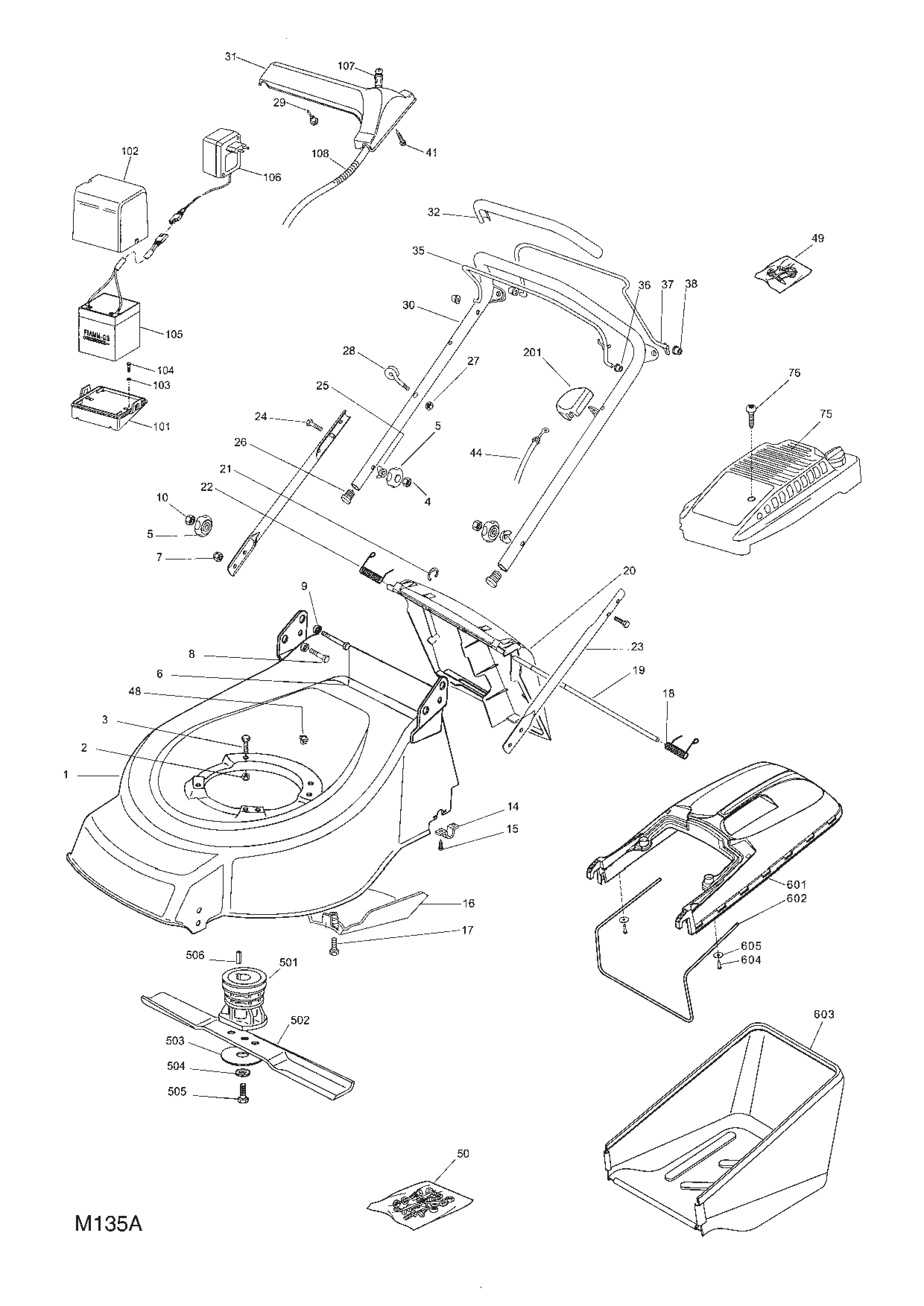 Chassis Grass Collector