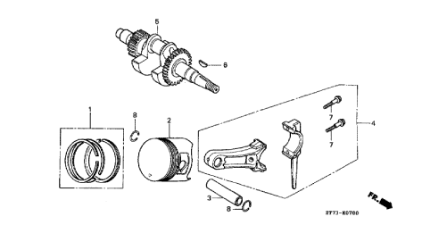 PISTON-CRANKSHAFT 