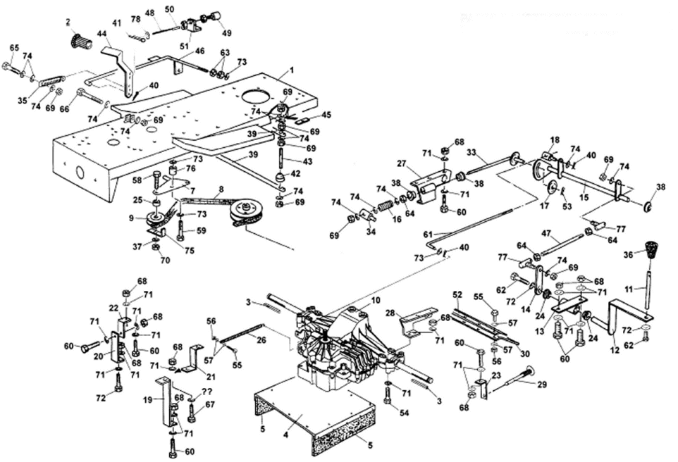 Hydrostatic Transmission On 1012H