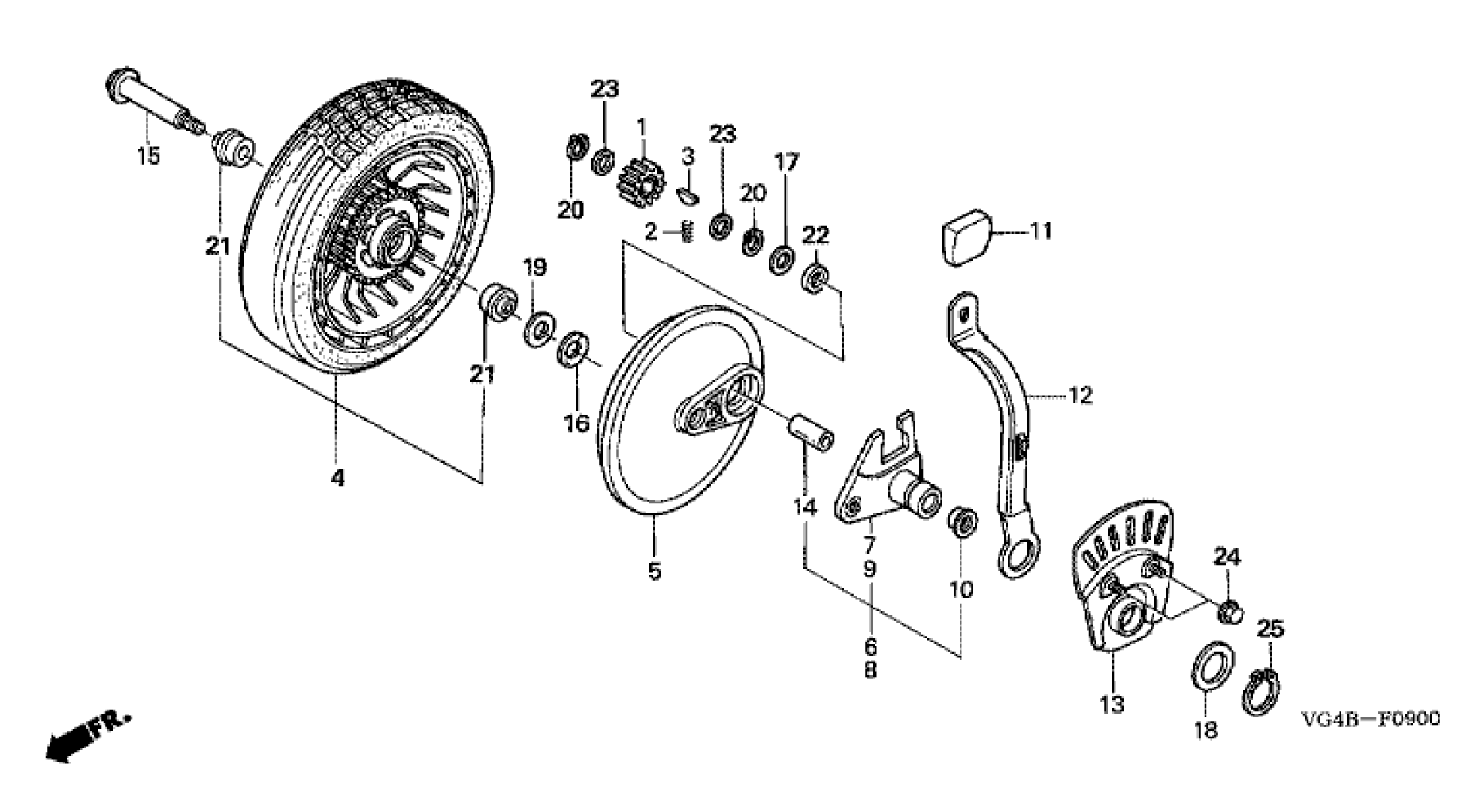 WHEEL REAR 