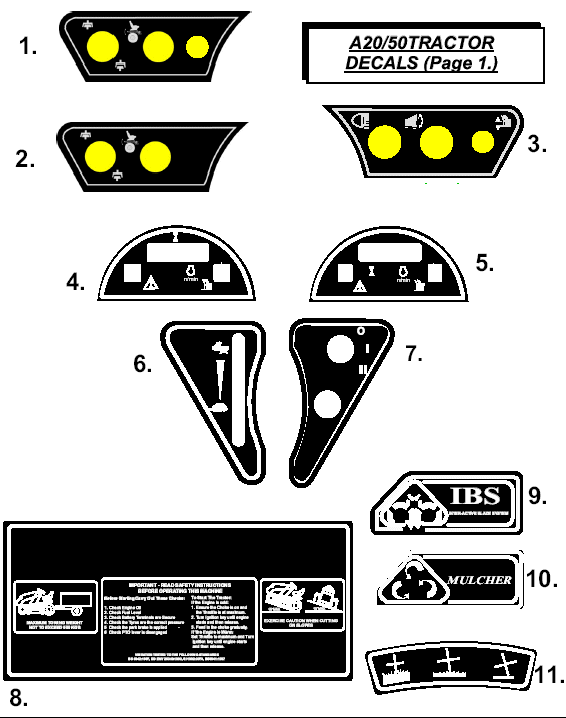 Decals List 1